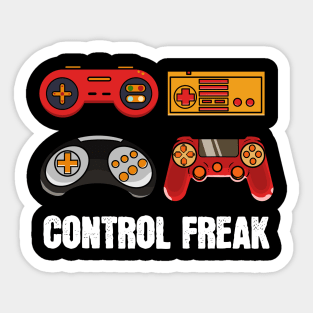 Control Freak - For Gamers Sticker